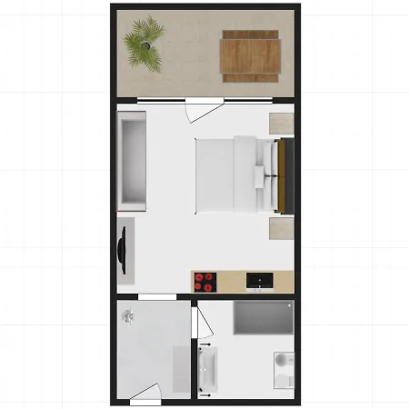 公寓 Apartello Modern - Casa Real In *